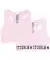 Bustiers Schriftzug rosa
