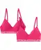 Zachte BH's met belettering pink