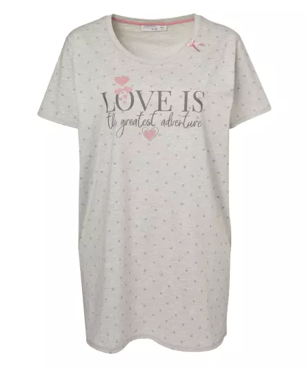 Bigshirt mit Allover-Print