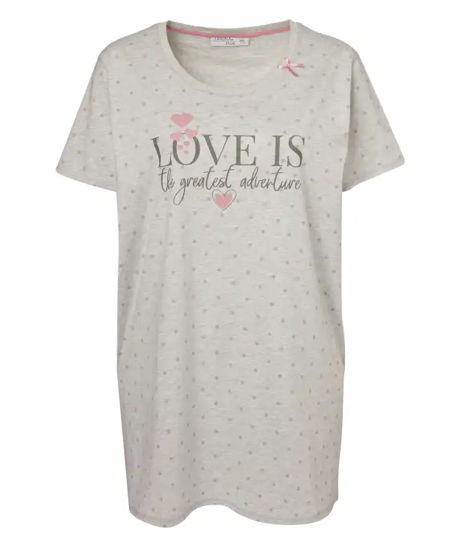 Bigshirt mit Allover-Print