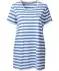 Gestreiftes Bigshirt blau gestreift