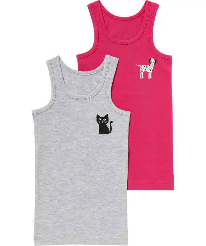 Unterhemden mit kleinem Print