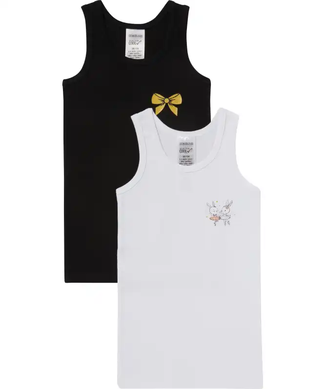 Unterhemden mit Brustprint