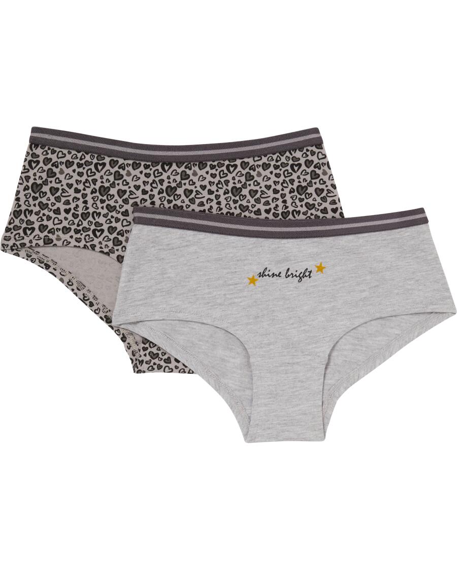 MARILYN Hipster High Donna | Mutandine Vita Alta In Cotone Mélange | Confezione Da 4 | Comode E Traspiranti