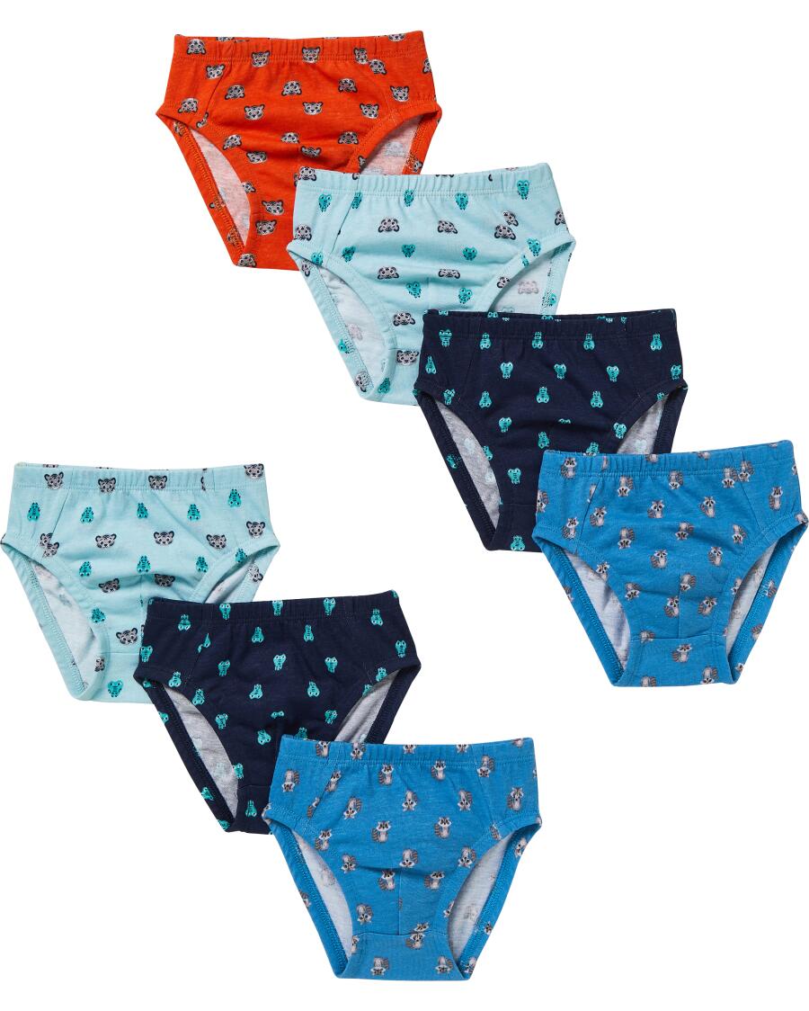 Slips mit Tieren orange