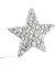 LED-Stern Weihnachten silber