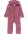Onesie van merinowol donkerroze