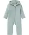 Onesie van merinowol aqua blauw