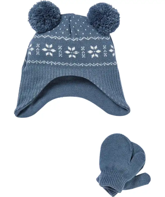 Strickmütze + Handschuhe