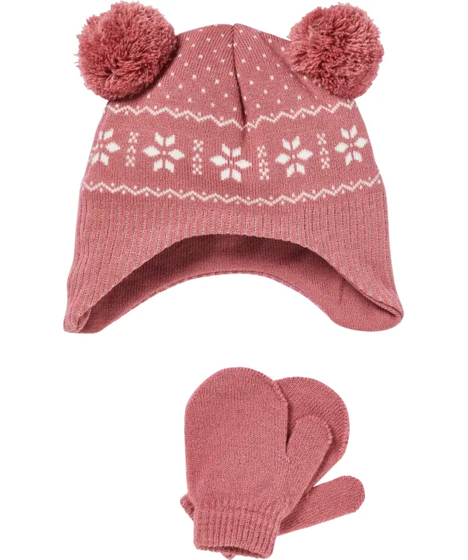 Strickmütze + Handschuhe