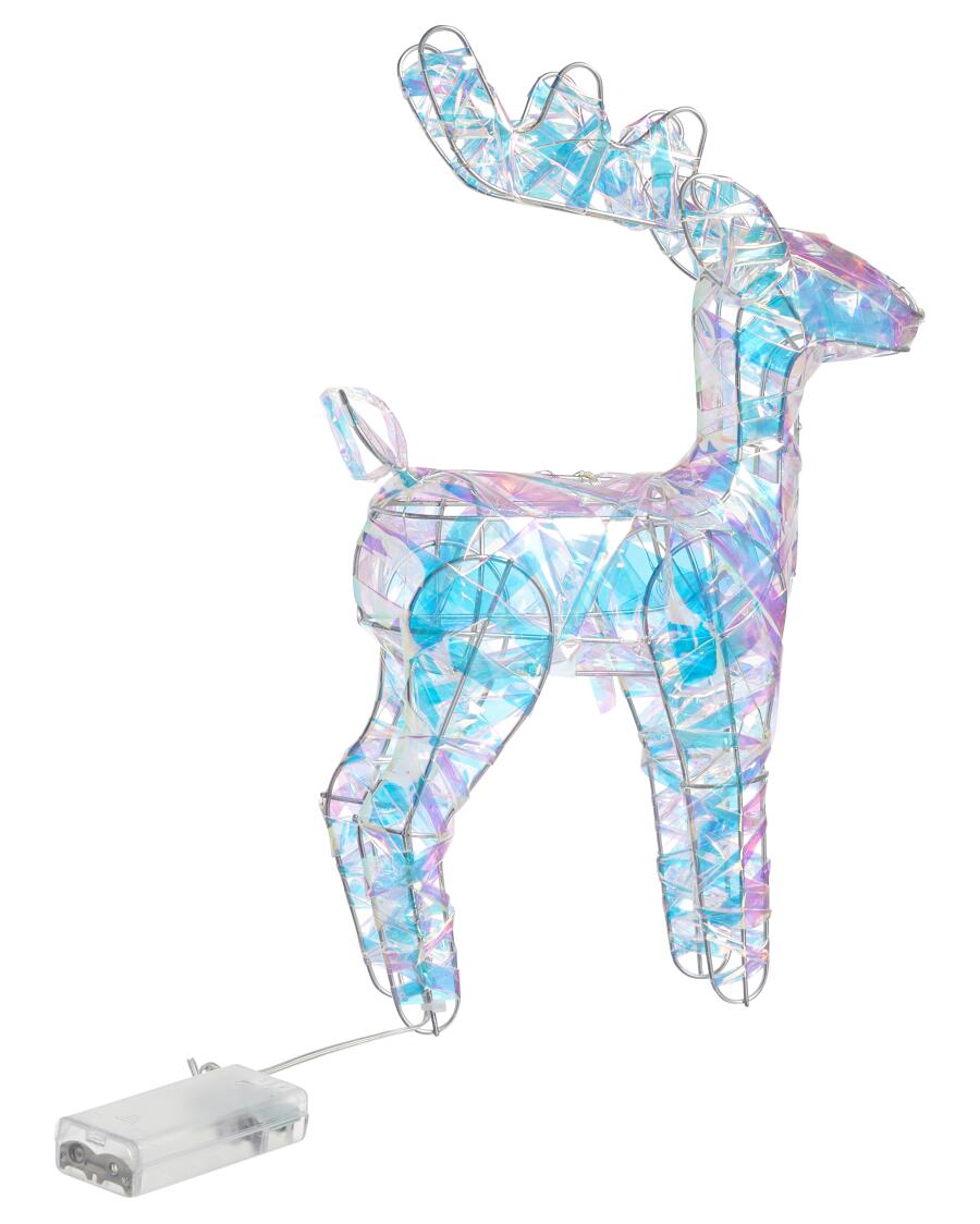 Świąteczny renifer LED ok. 25 x 37 cm