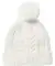 Dzianinowa czapka w kolorze złamanej bieli złamana biel