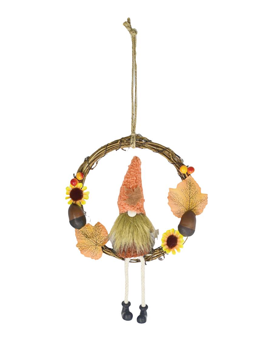 Deko-Kranz Herbst orange