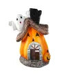 Halloween svícen na čajovou svíčku