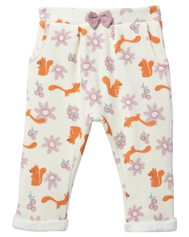 Trousers with decorative bow for baby girls, rust brown (KiK Hose mit Zierschleife (rostbraun)) — KiK, authentic German product in Morocco