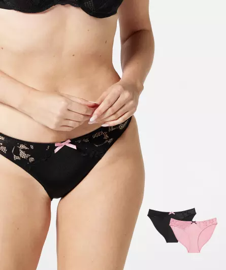 Slips mit Kontrastschleife