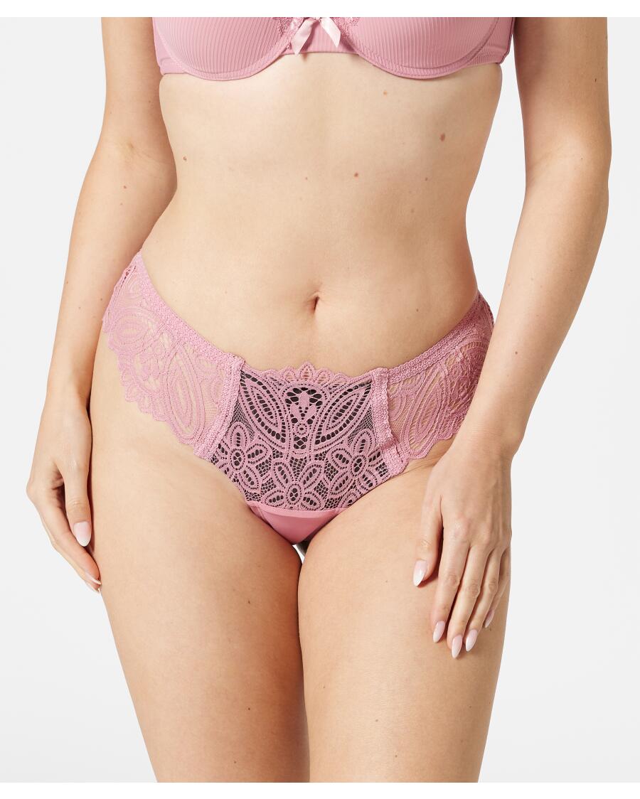 Panty aus Spitze altrosa