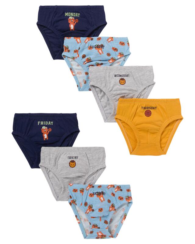 Slips garçon, gris clair chiné (KiK Slips (hellgrau melange)) — KiK, produit allemand authentique au Maroc