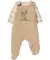 Body + śpioszki dla noworodka kolor naturalny