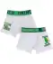 Grinch Retro Boxershorts hellgrau melange