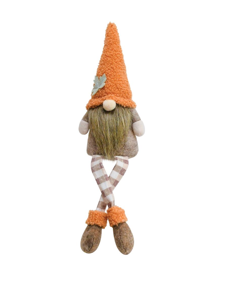 Deko-Wichtel Herbst orange