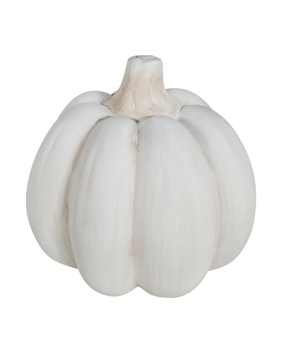 Deko-Kürbis Herbst weiß