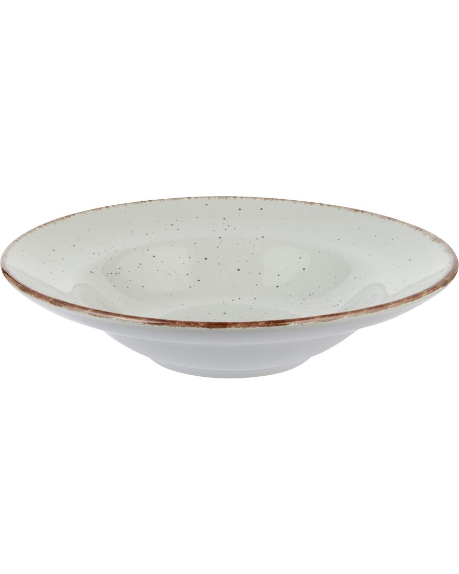Pastateller gesprenkelt grau