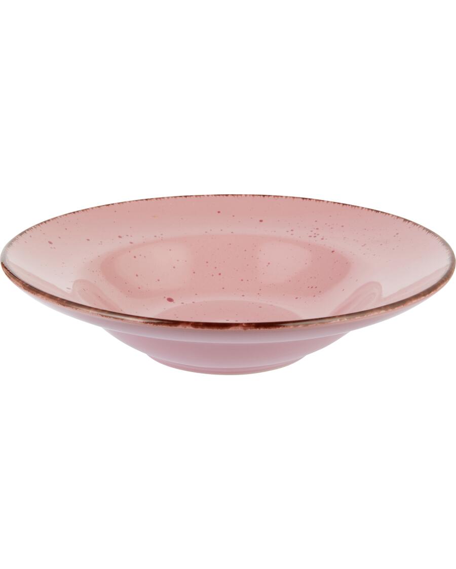 Pastateller gesprenkelt rosa