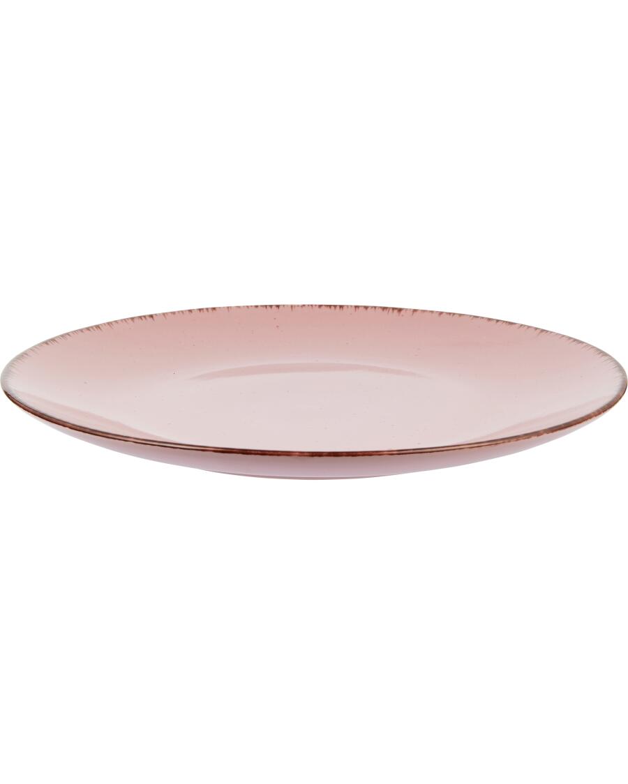 Speiseteller gesprenkelt rosa