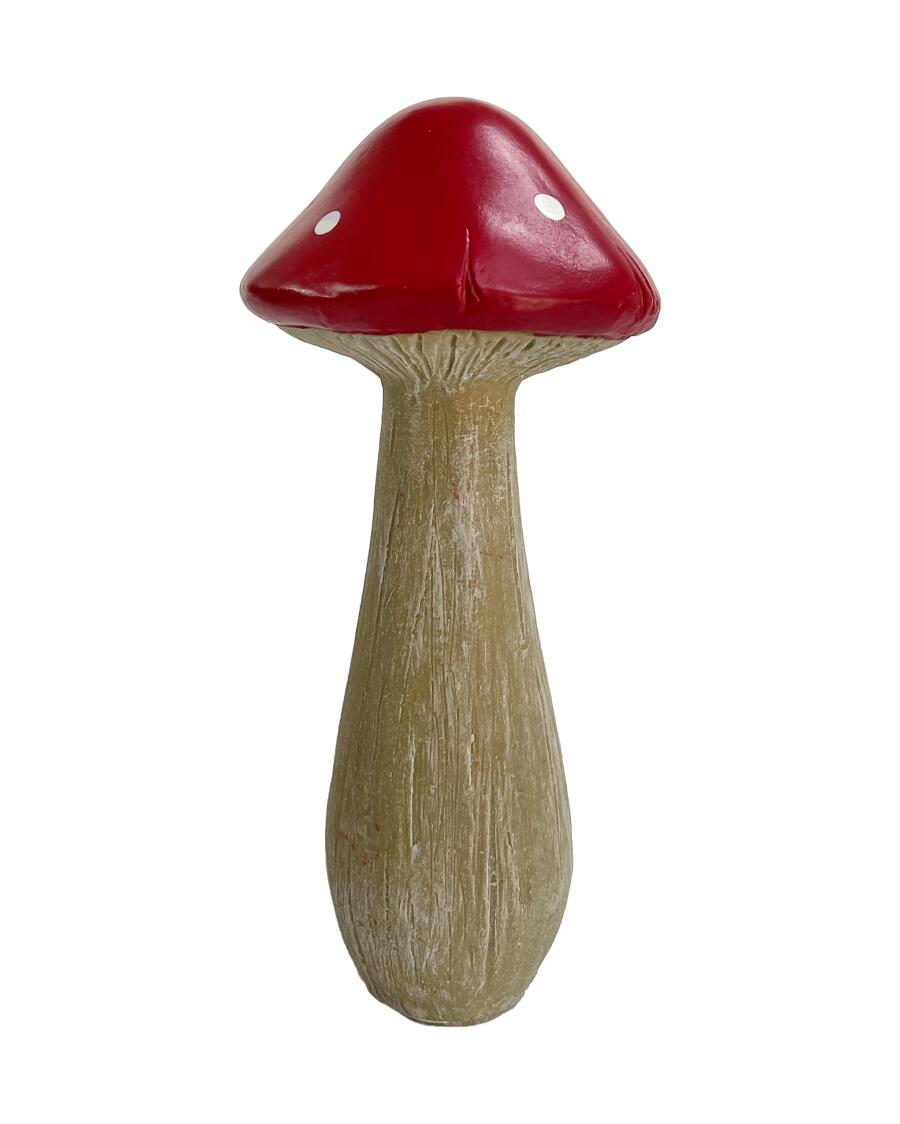 Deko-Pilz Herbst rot