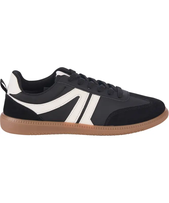 Sneakers met fluwelen details