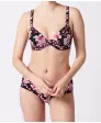 BH + Panty mit Blumen