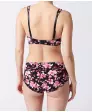 BH + Panty mit Blumen