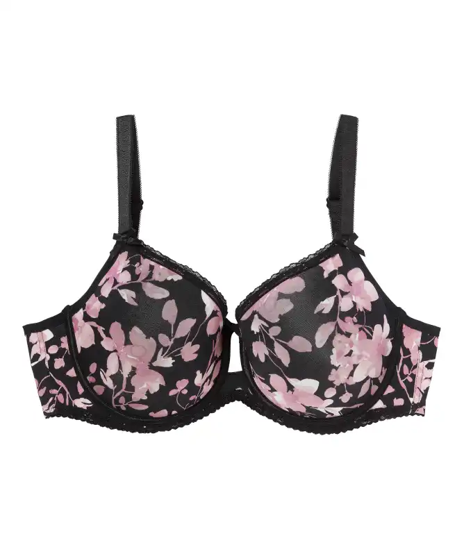 Beugel BH met bloemenmotief