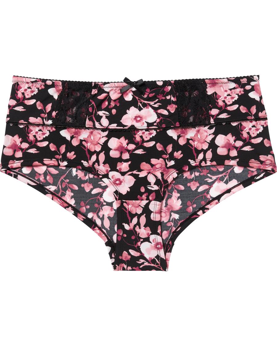 Panty mit Blumen Blumendruck