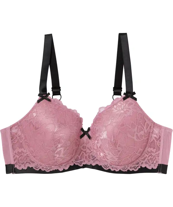 Beugel BH met satijnen strikjes