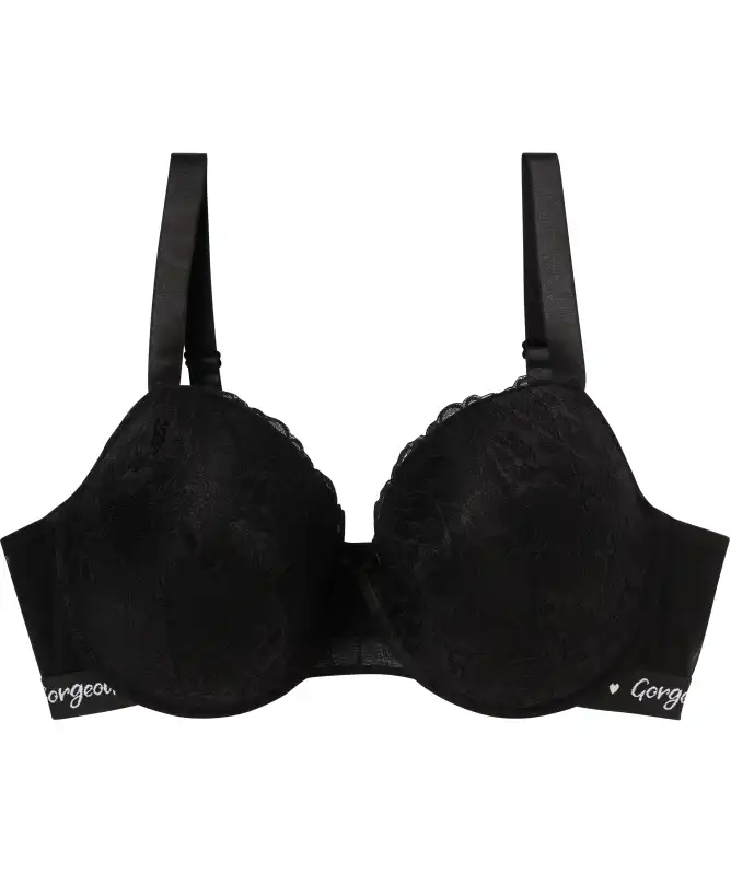 Biustonosz z napisami