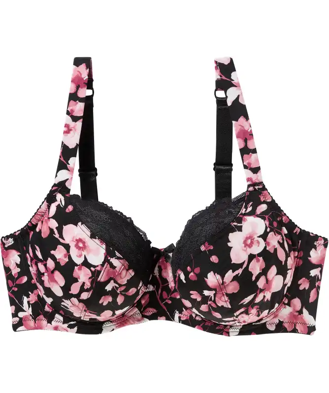 Beugel BH met bloemen