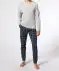 Pyjama grau melange