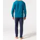 Pyjama mit Rippbündchen