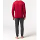 Pyjama mit Rippbündchen