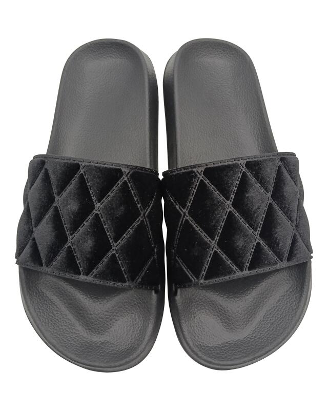 Slides for women, black (KiK Badelatschen (schwarz)) — KiK, authentic German product in Morocco