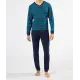 Pyjama mit Rippbündchen