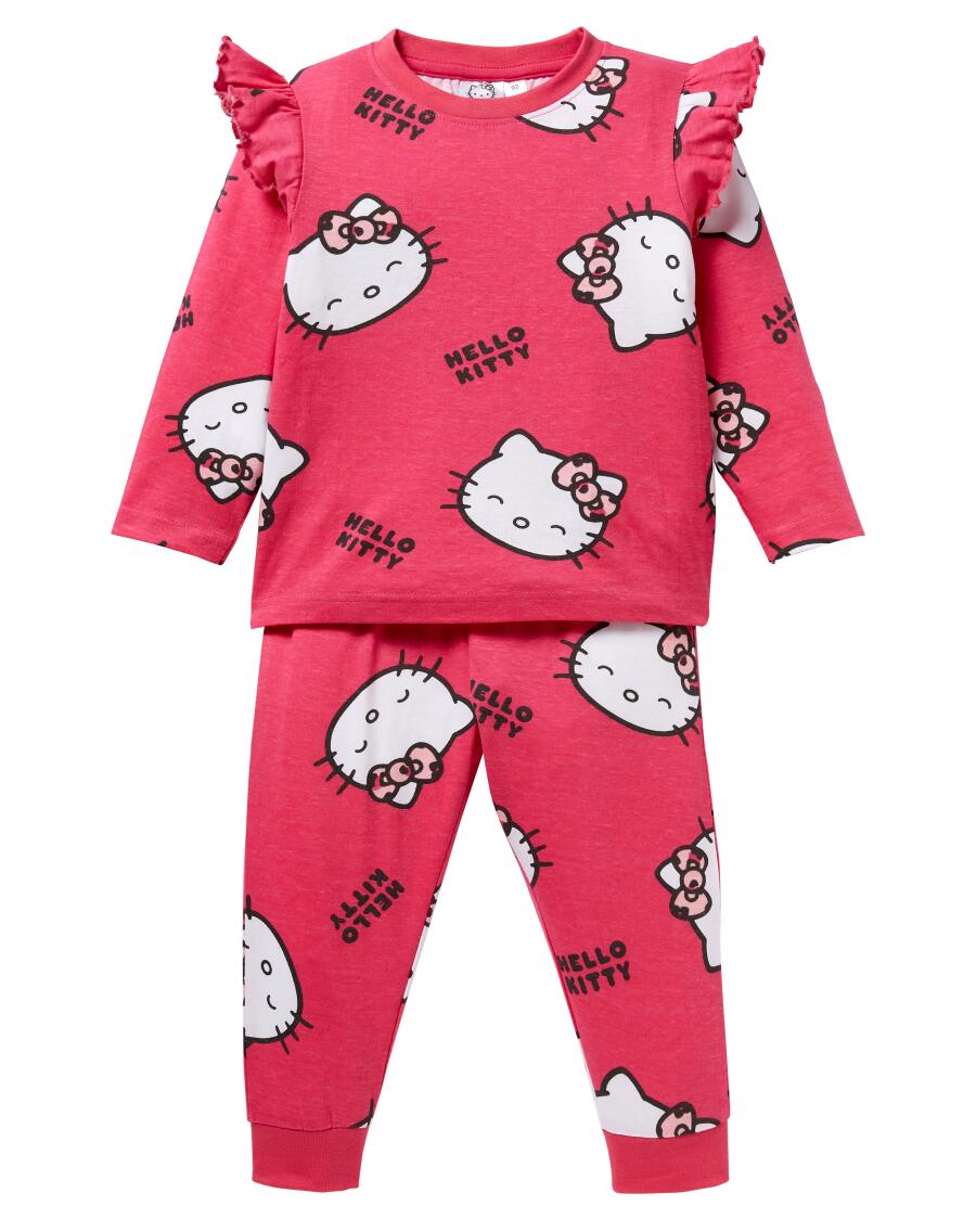 Licentie pyjama pink bedrukt