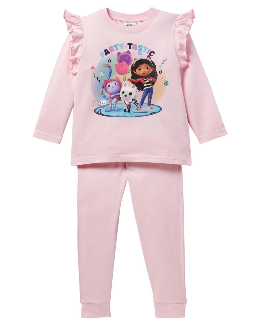 Licentie pyjama roze bedrukt