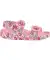 Bedruckte Badesandalen rosa bedruckt