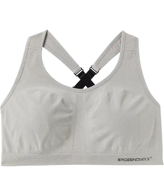 Biustonosz sportowy ze skrzyżowanymi ramiączkami