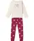 Pyjama mit kleiner Stickerei offwhite