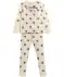 Pyjama met print creme