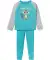 Dieren pyjama turquoise